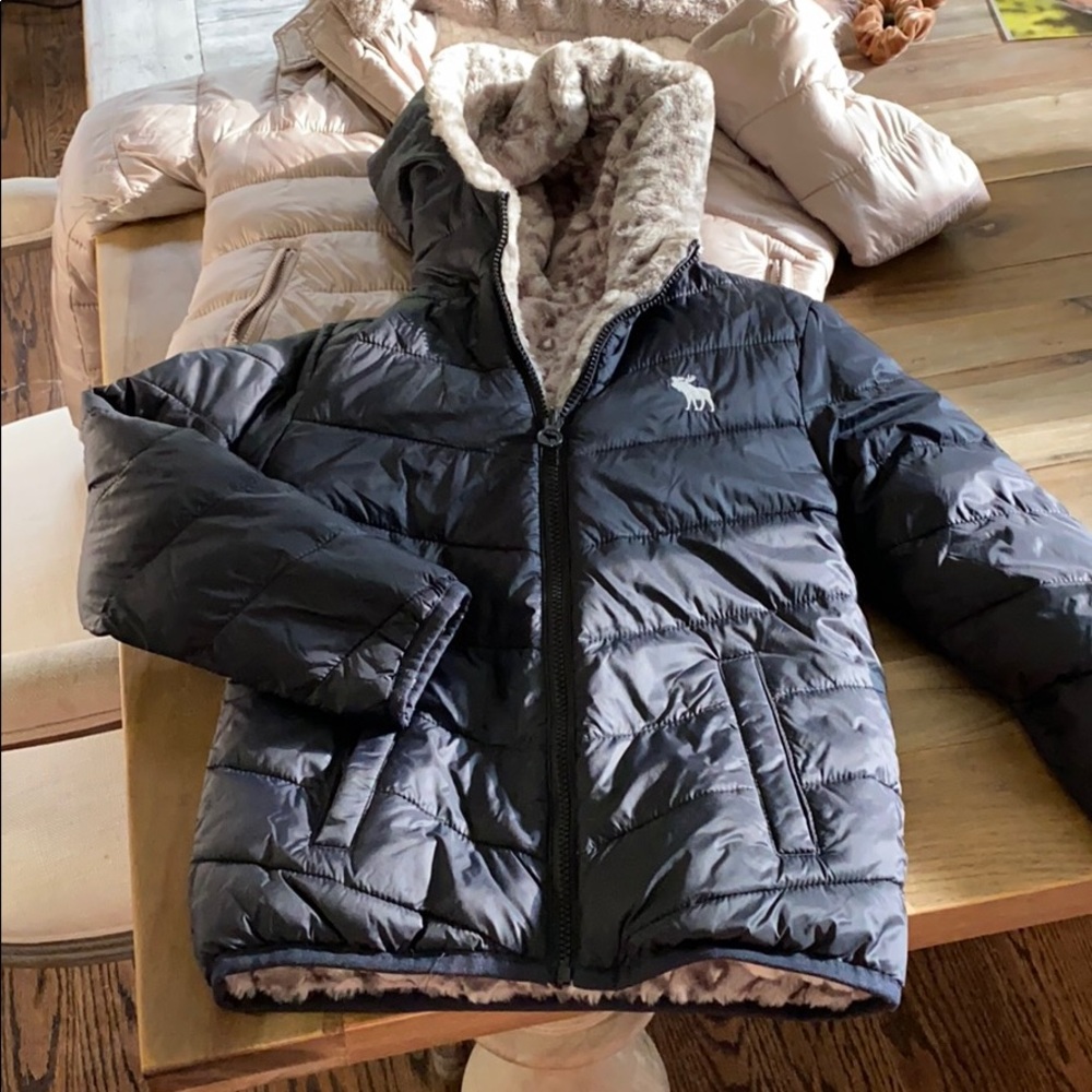 Brand new Abercrombie kid coat reversible